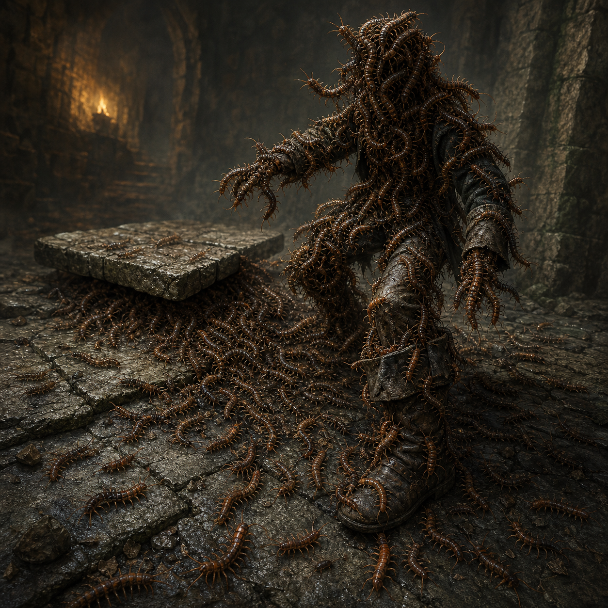 Centipede Swarm bestiary portrait
