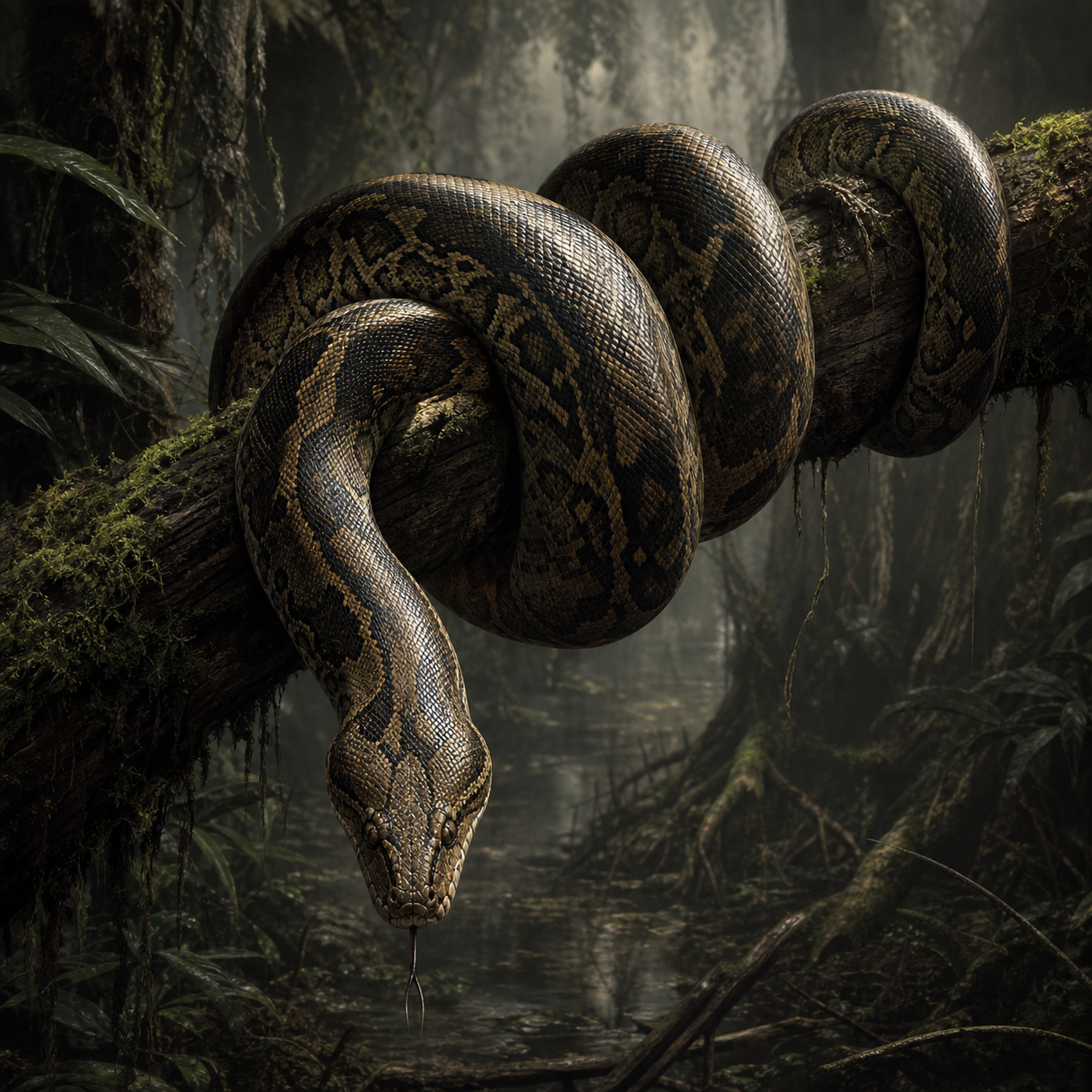 Constrictor Snake bestiary portrait