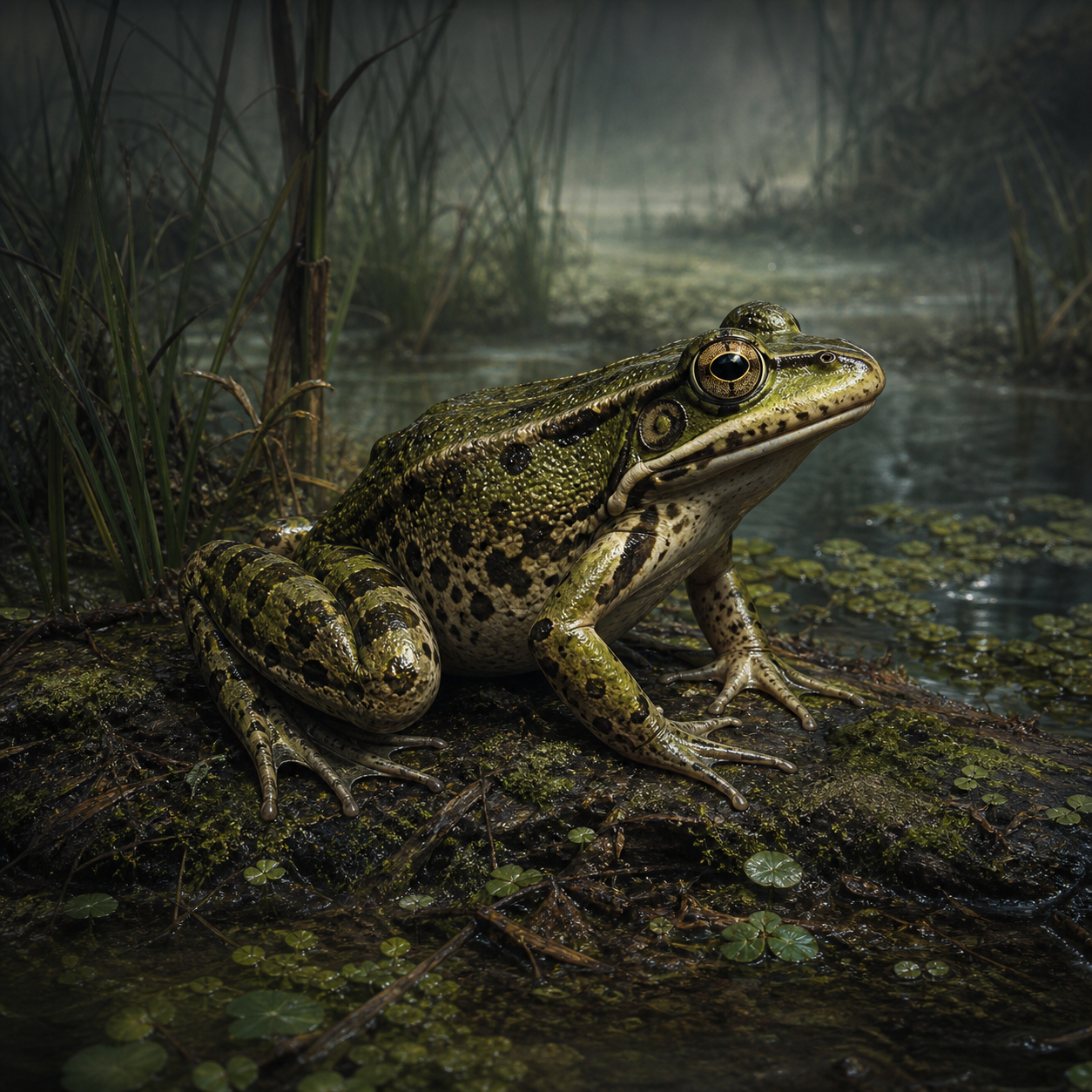 Frog bestiary portrait