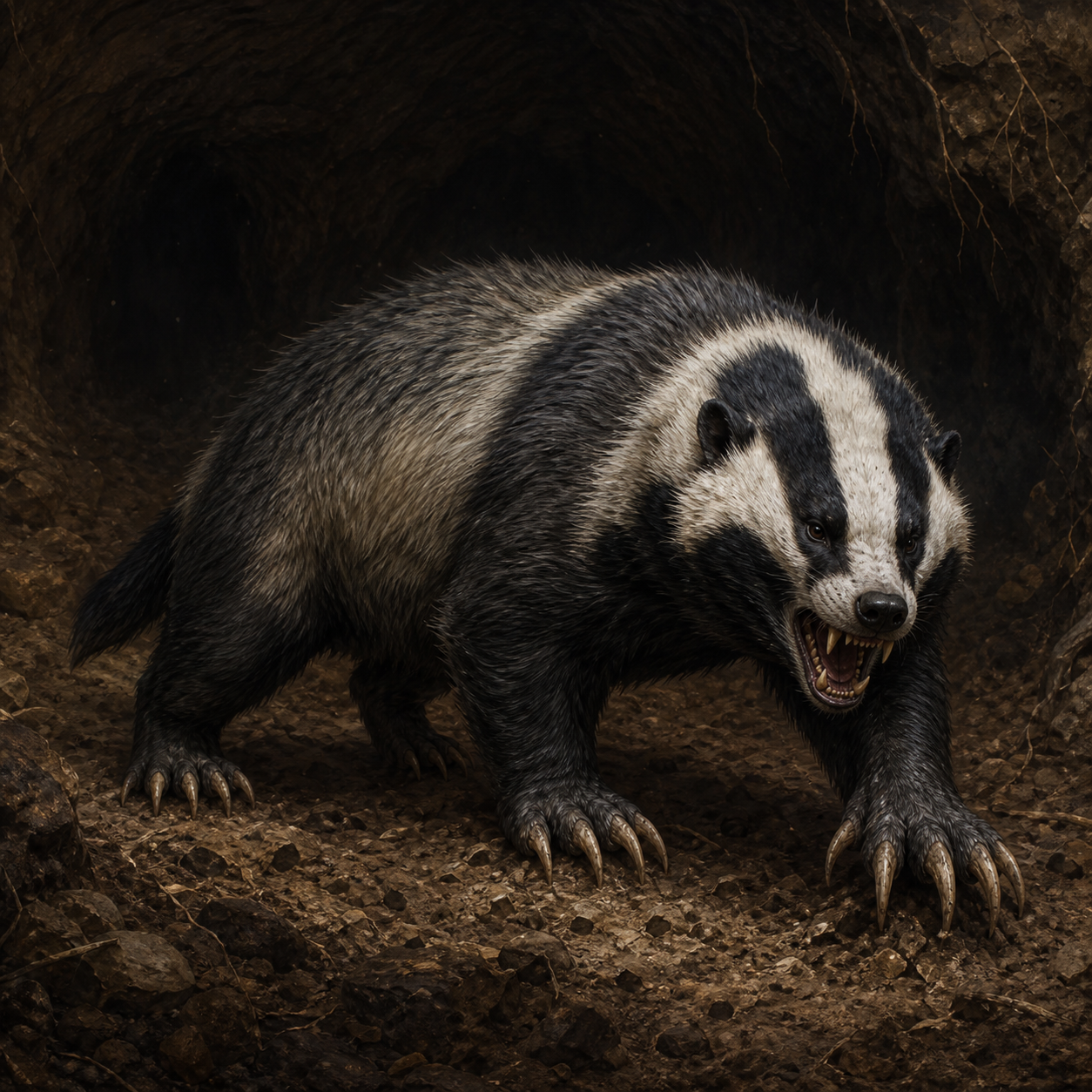 Giant Badger bestiary portrait