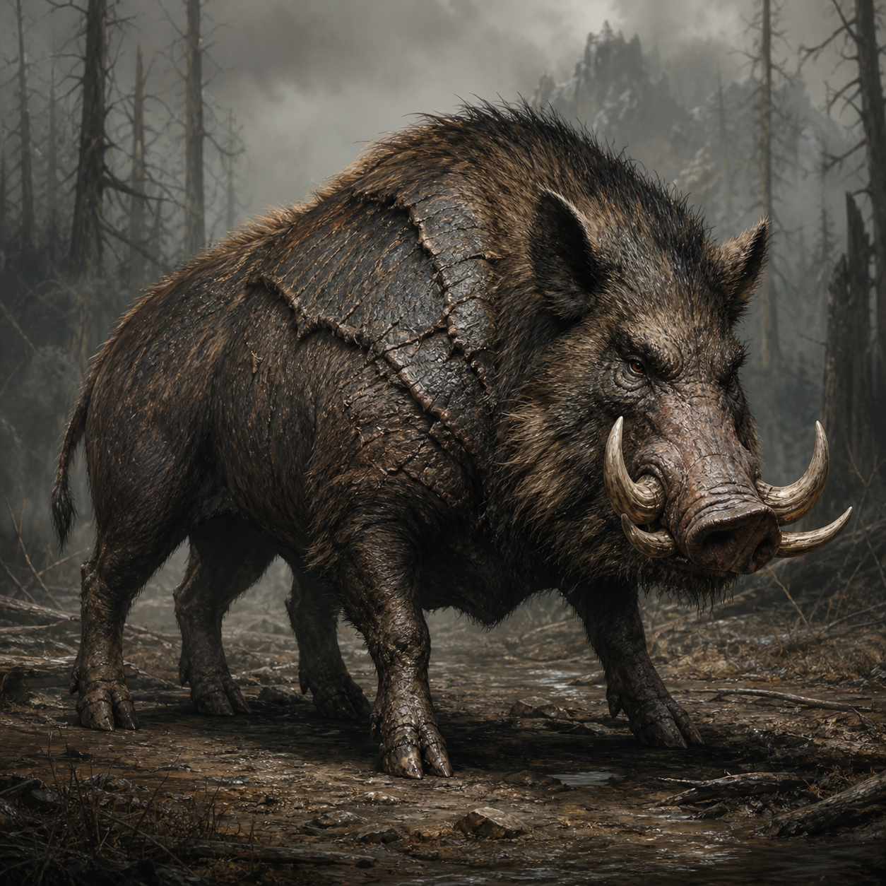 Giant Boar bestiary portrait