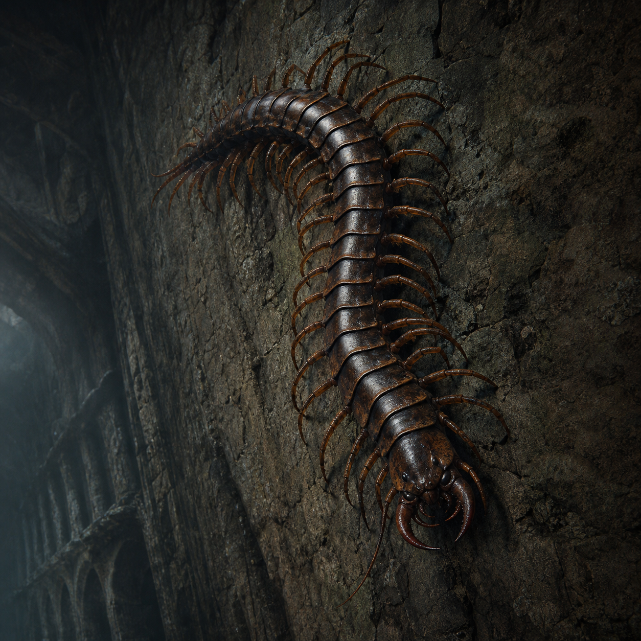 Giant Centipede bestiary portrait