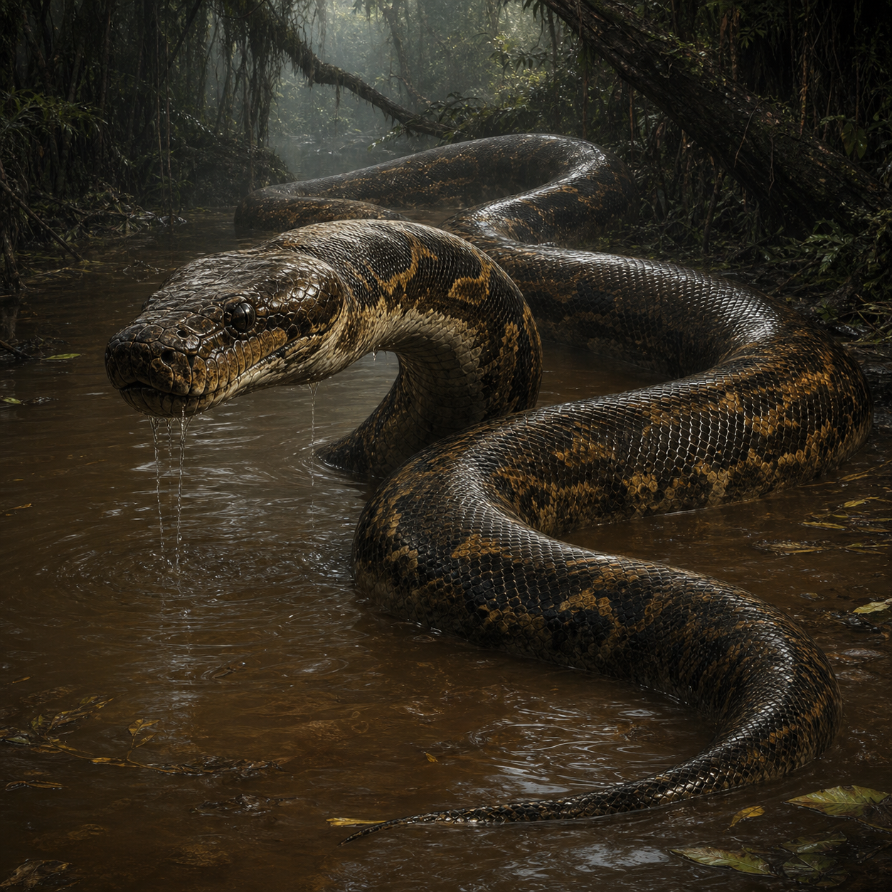 Giant Constrictor Snake bestiary portrait