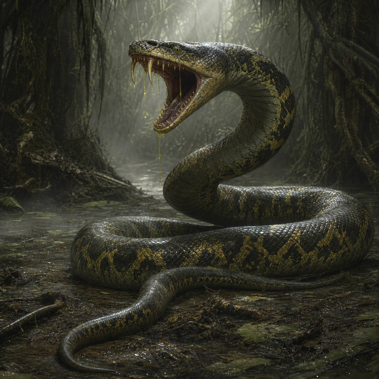 Giant Poisonous Snake bestiary portrait