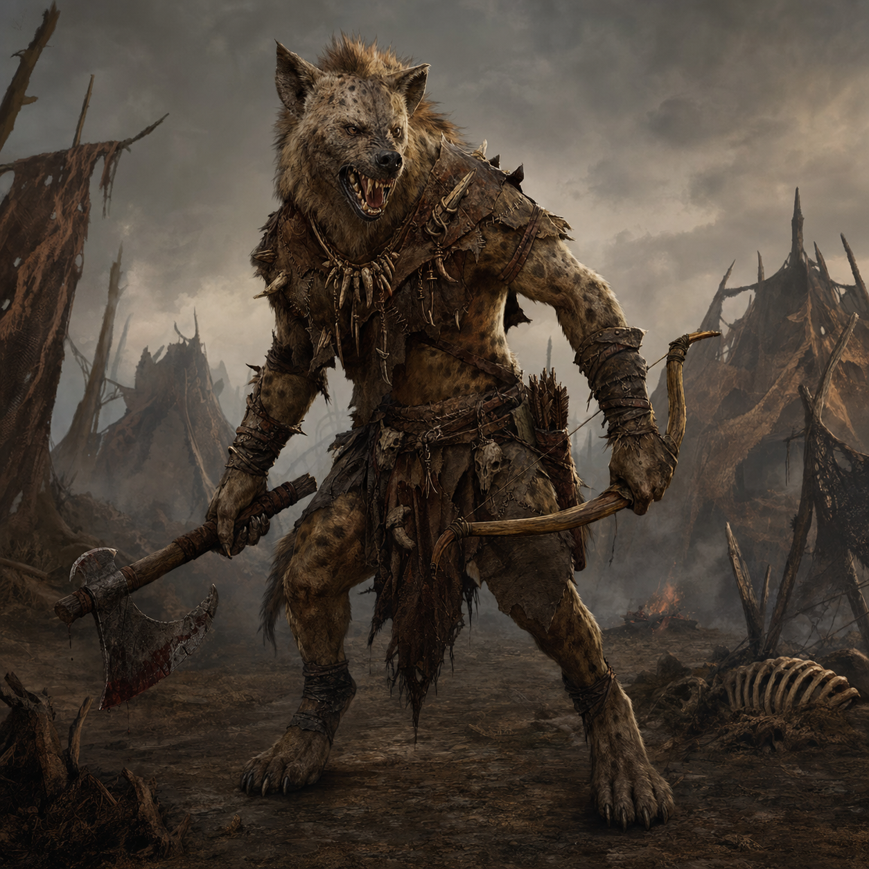 Gnoll bestiary portrait