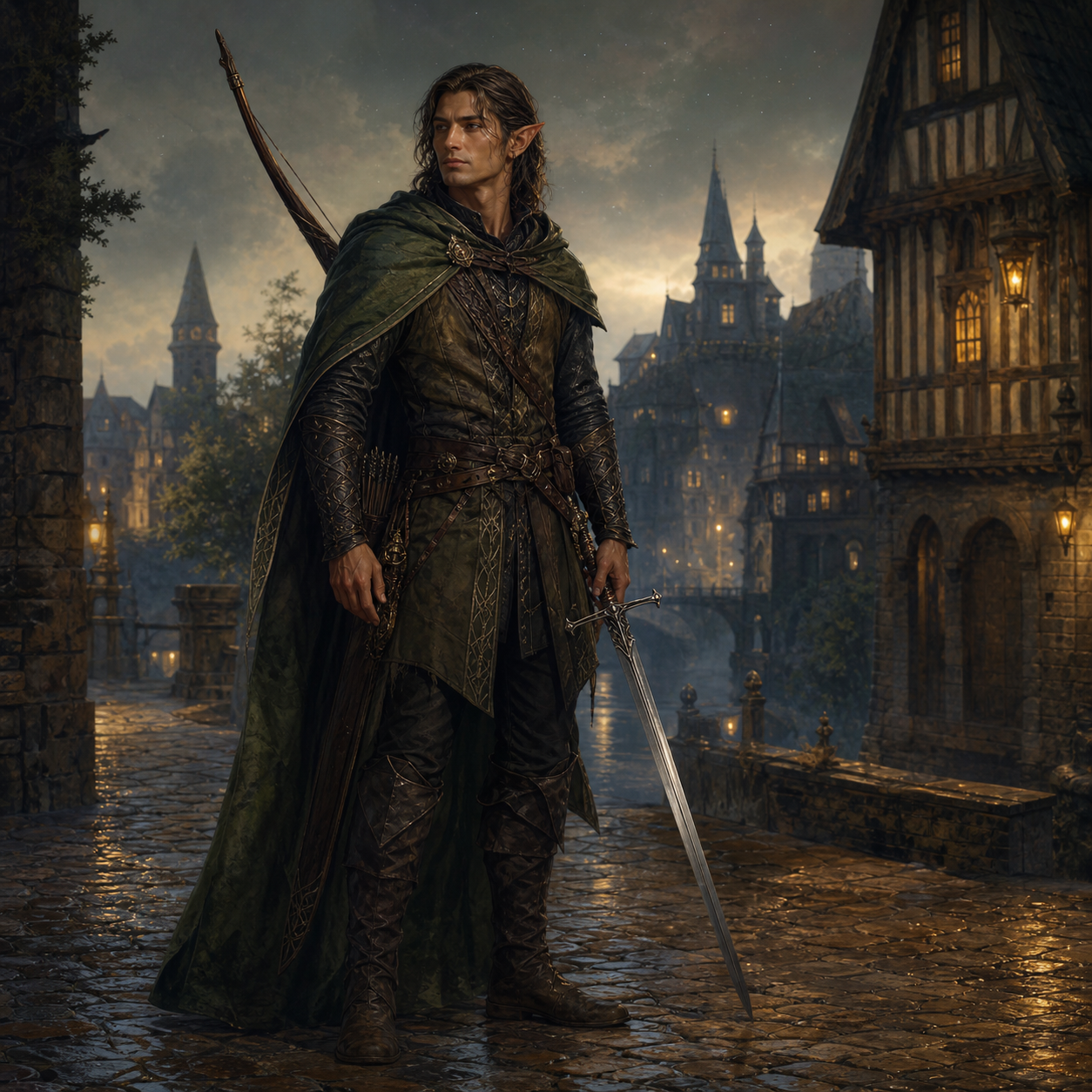 Half-Elf bestiary portrait