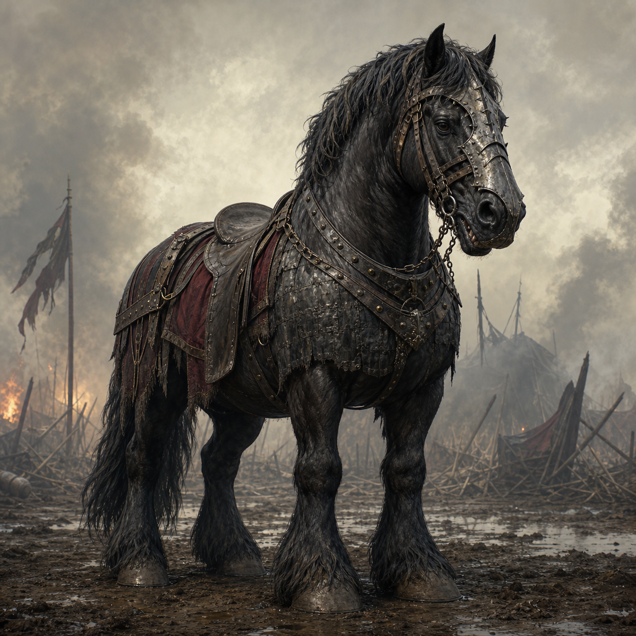 Warhorse, Heavy bestiary portrait