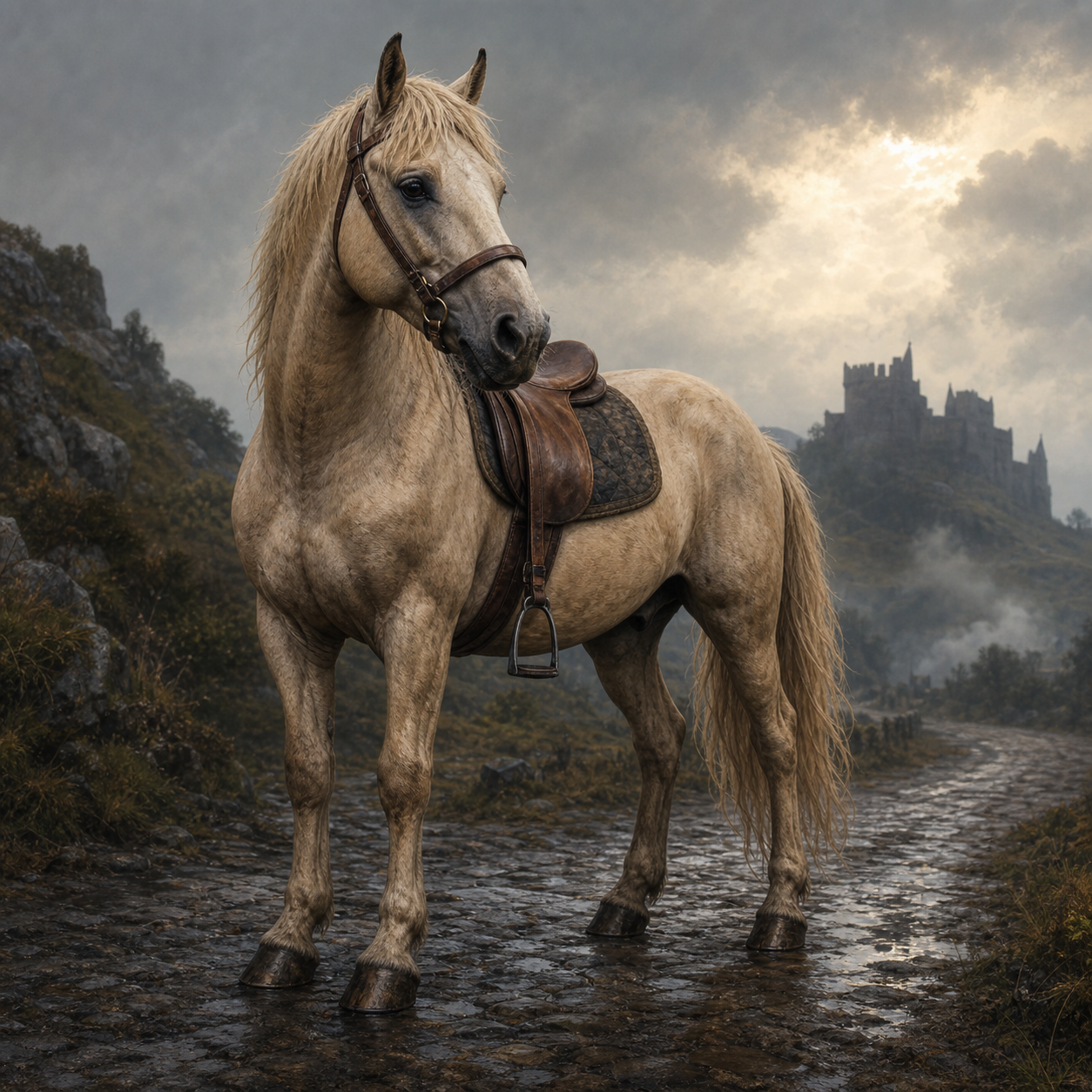 Horse, Light bestiary portrait