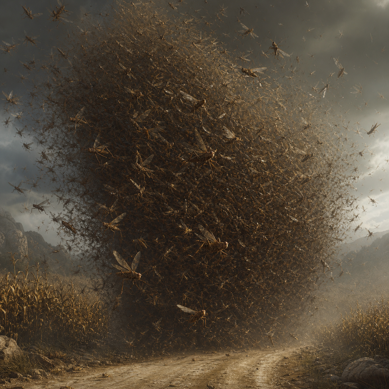 Locust Swarm bestiary portrait