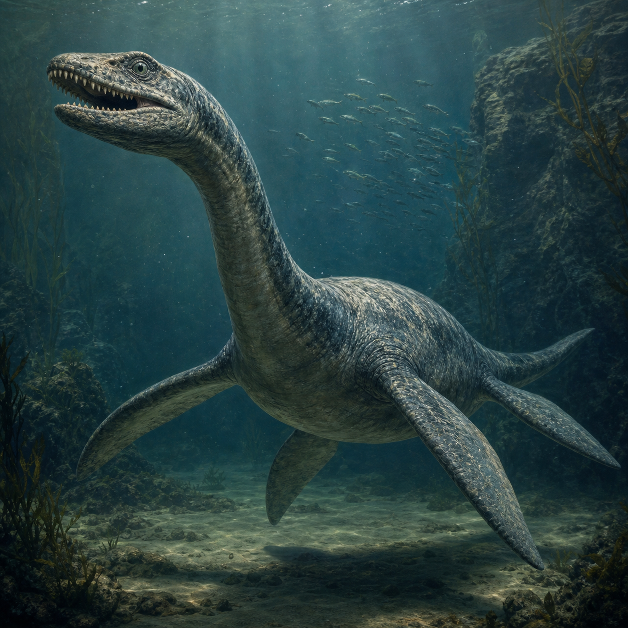 Plesiosaurus bestiary portrait