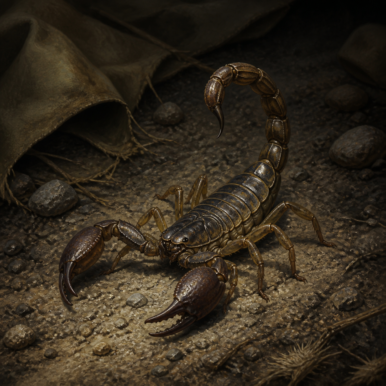 Scorpion bestiary portrait