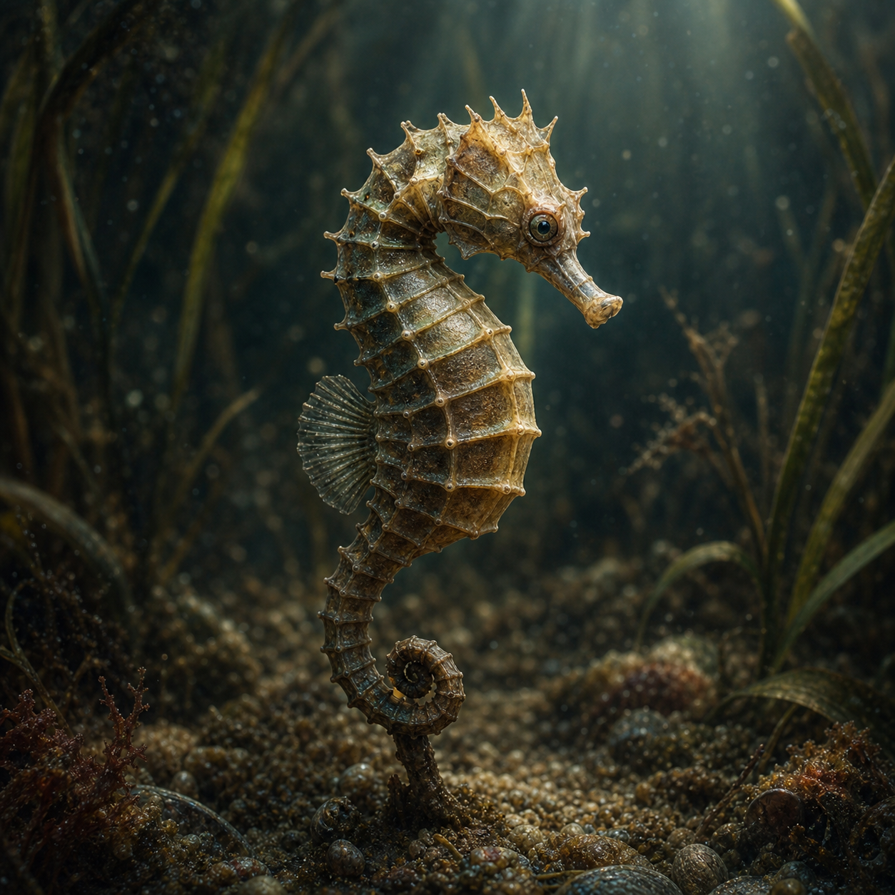 Sea Horse bestiary portrait