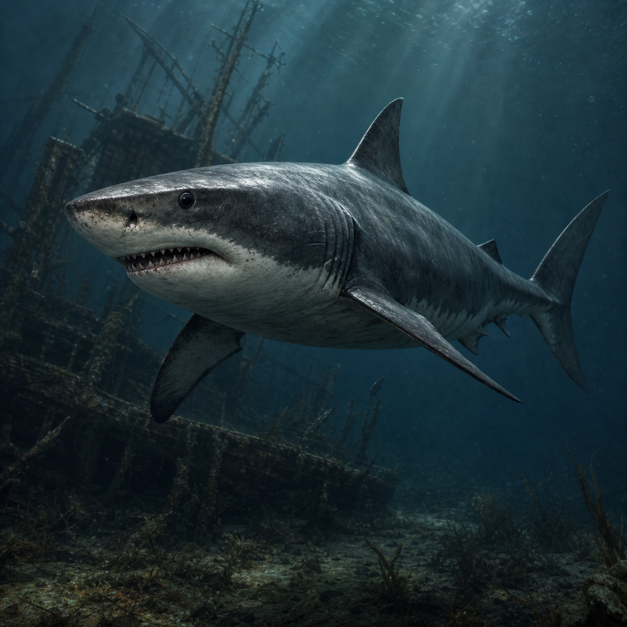 Shark bestiary portrait