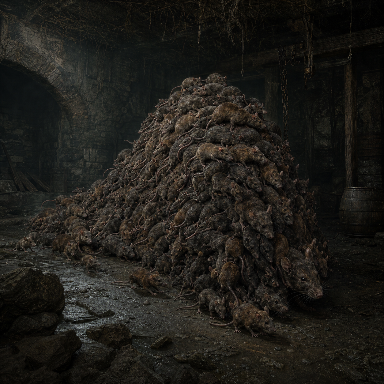 Swarm of Rats bestiary portrait