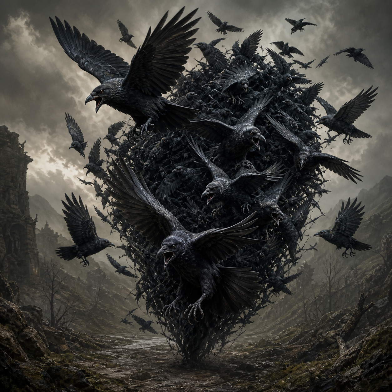 Swarm of Ravens bestiary portrait