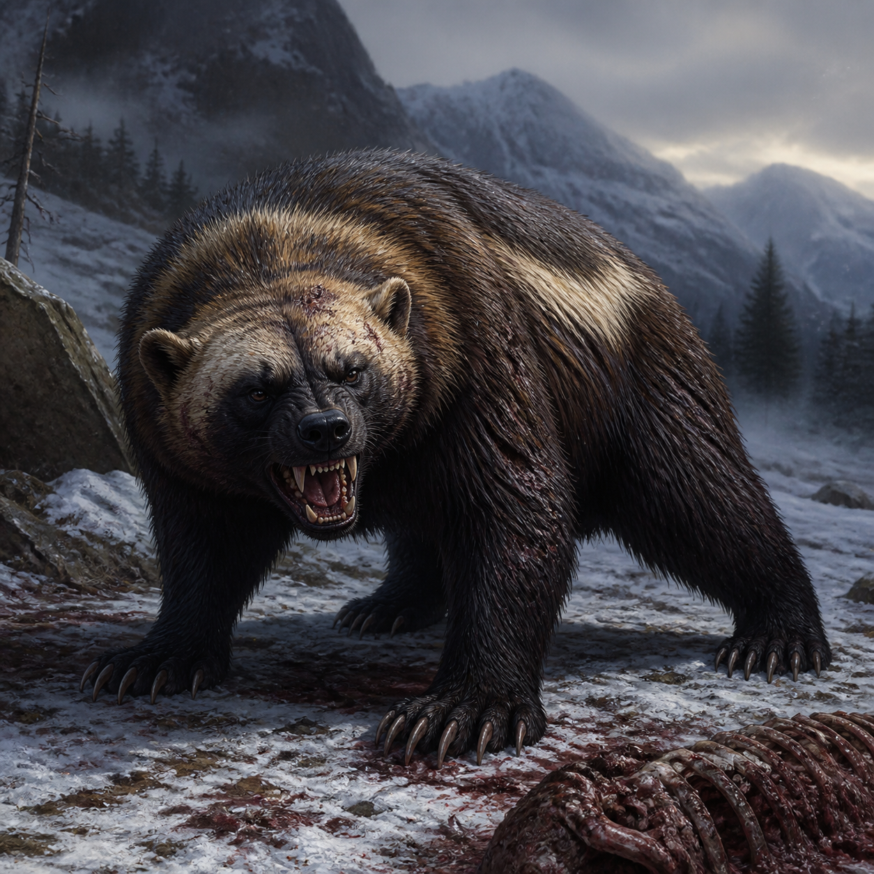 Wolverine bestiary portrait