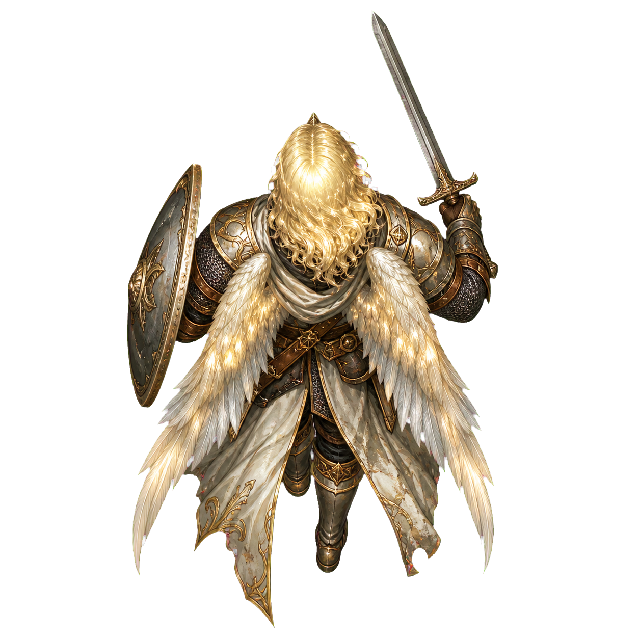 Aasimar top-down encounter token