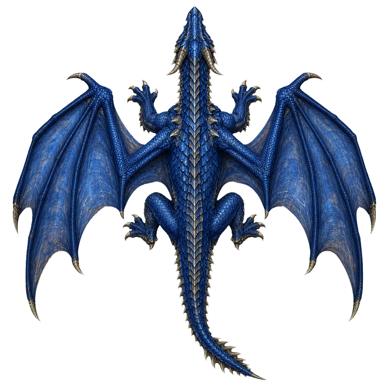 Adult Blue Dragon top-down encounter token