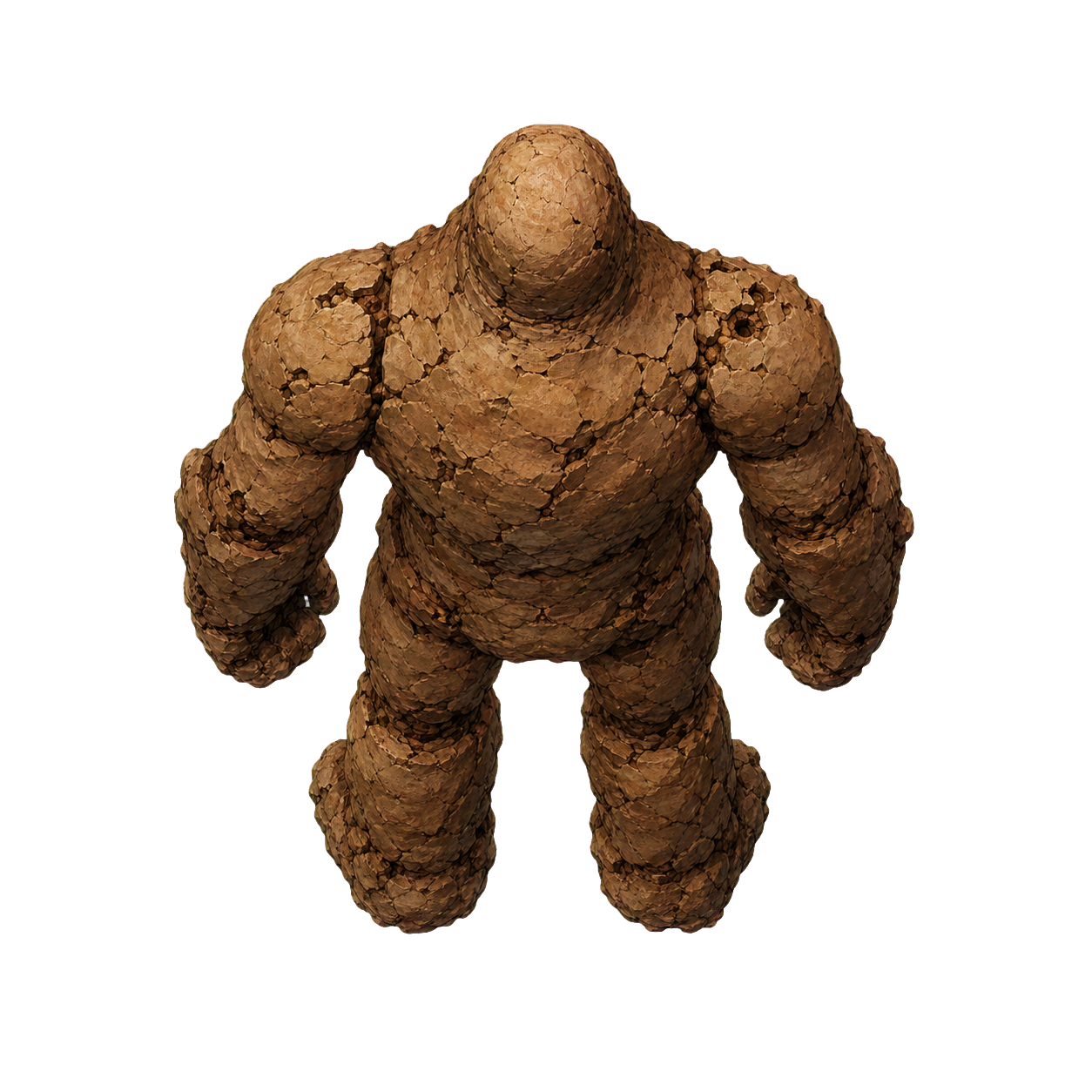 Clay Golem top-down encounter token