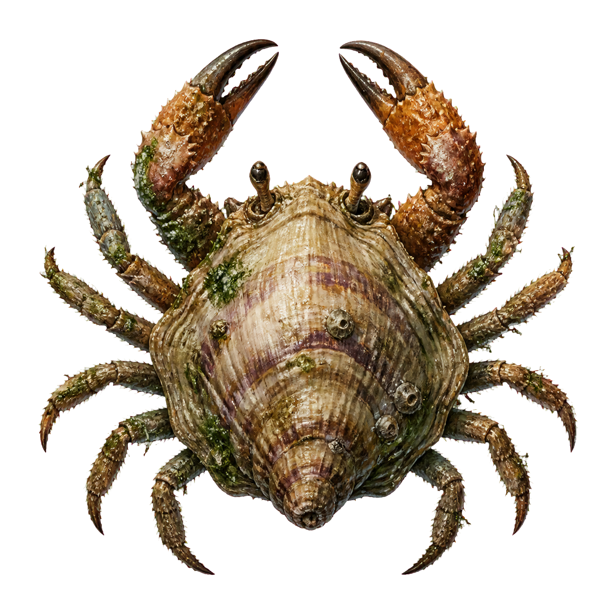Crab top-down encounter token