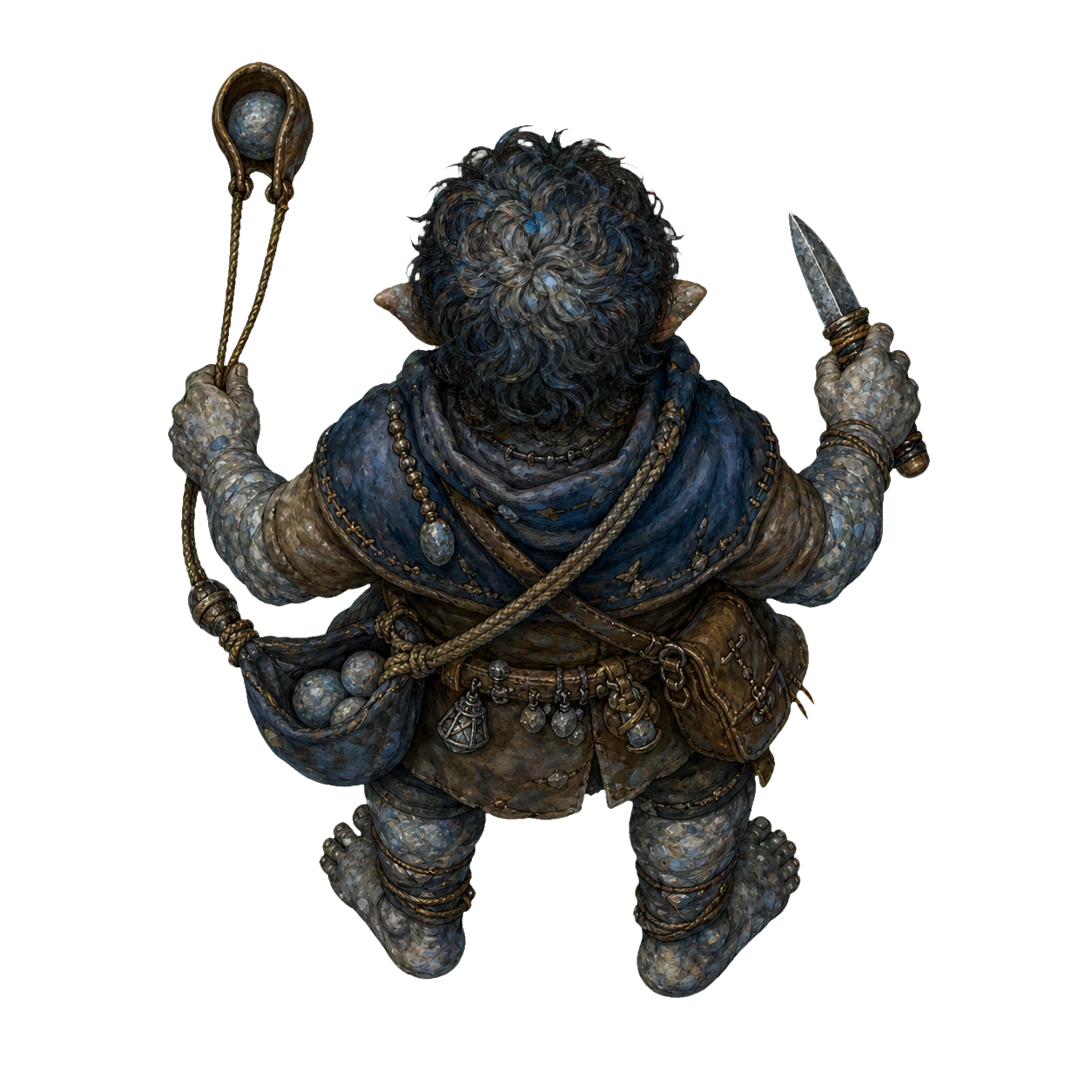 Deep Halfling top-down encounter token