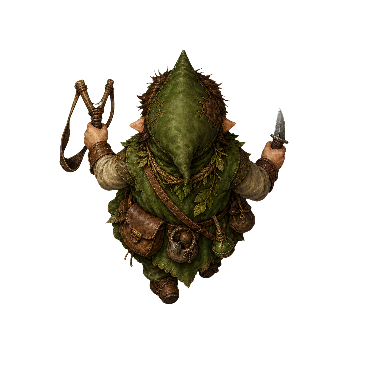 Forest Gnome top-down encounter token