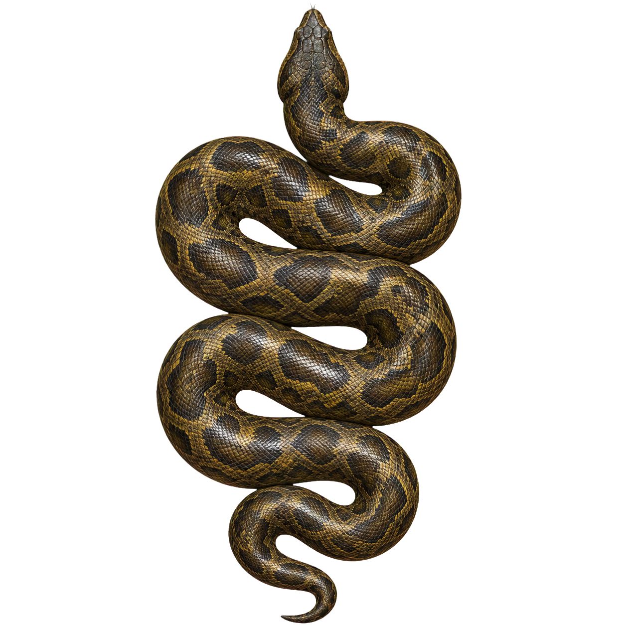 Giant Constrictor Snake top-down encounter token