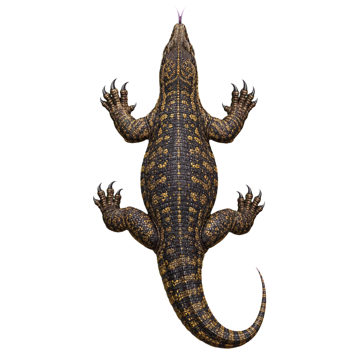 Giant Lizard top-down encounter token