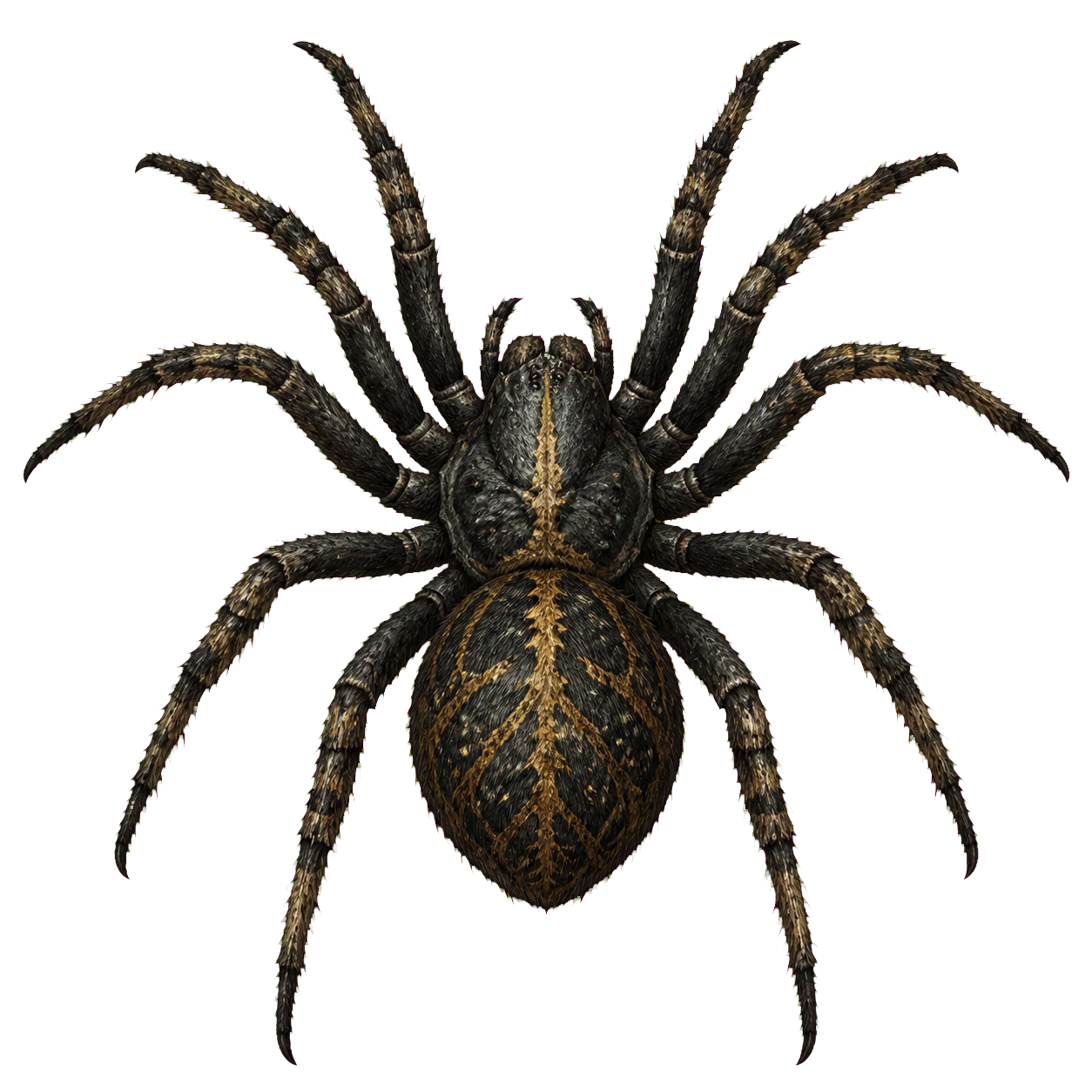 Giant Spider top-down encounter token