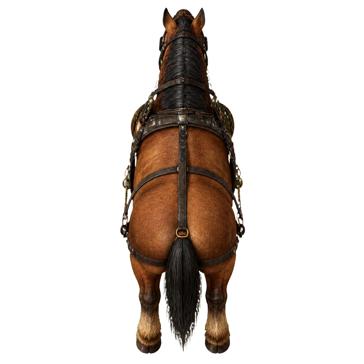 Horse, Heavy top-down encounter token