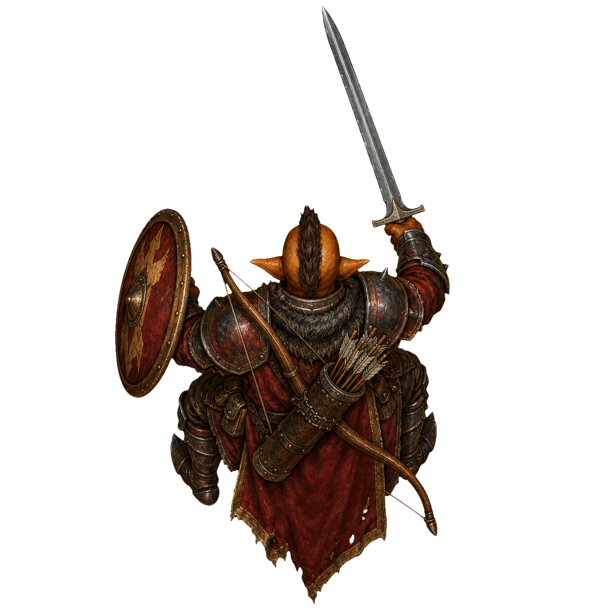 Hobgoblin top-down encounter token