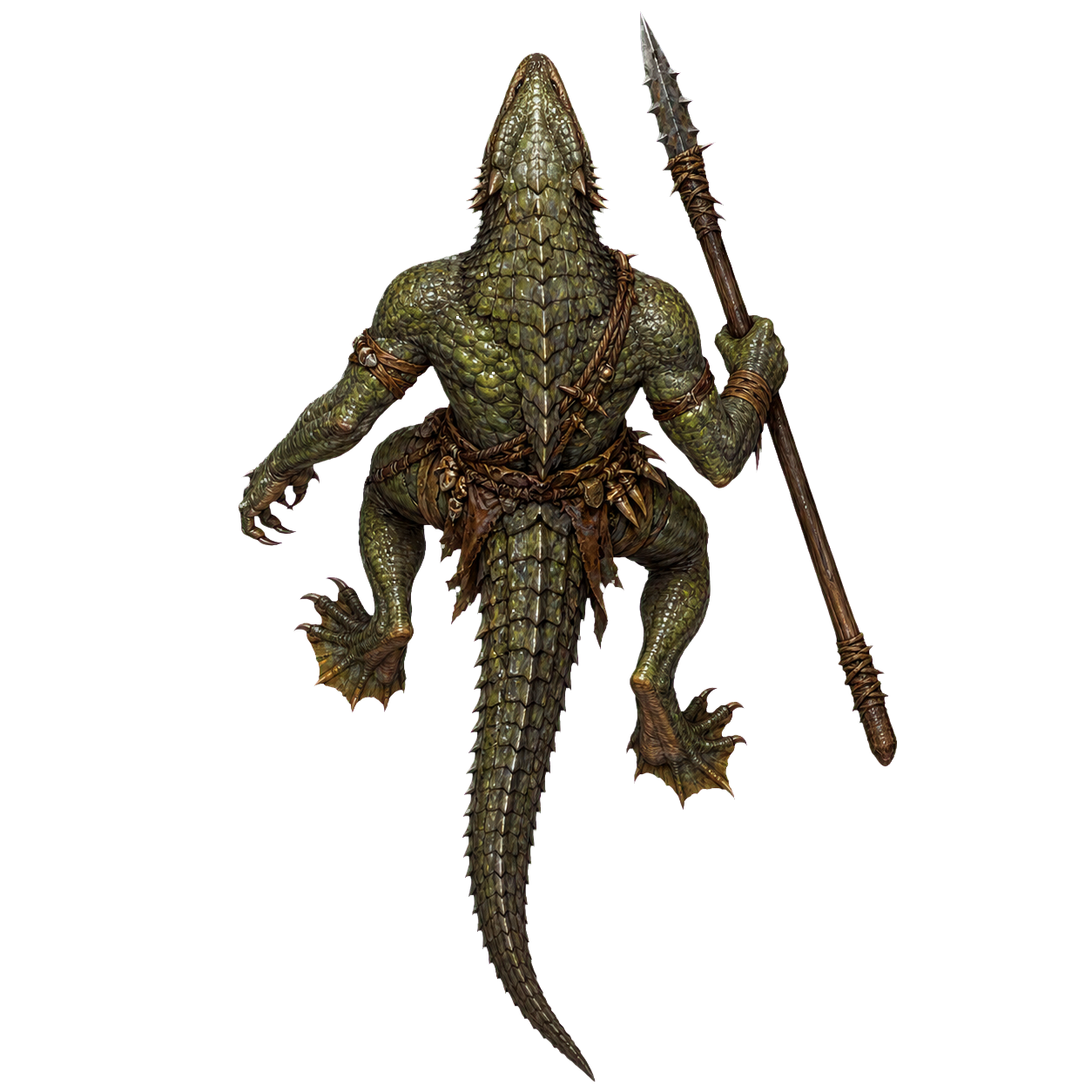 Lizardfolk top-down encounter token