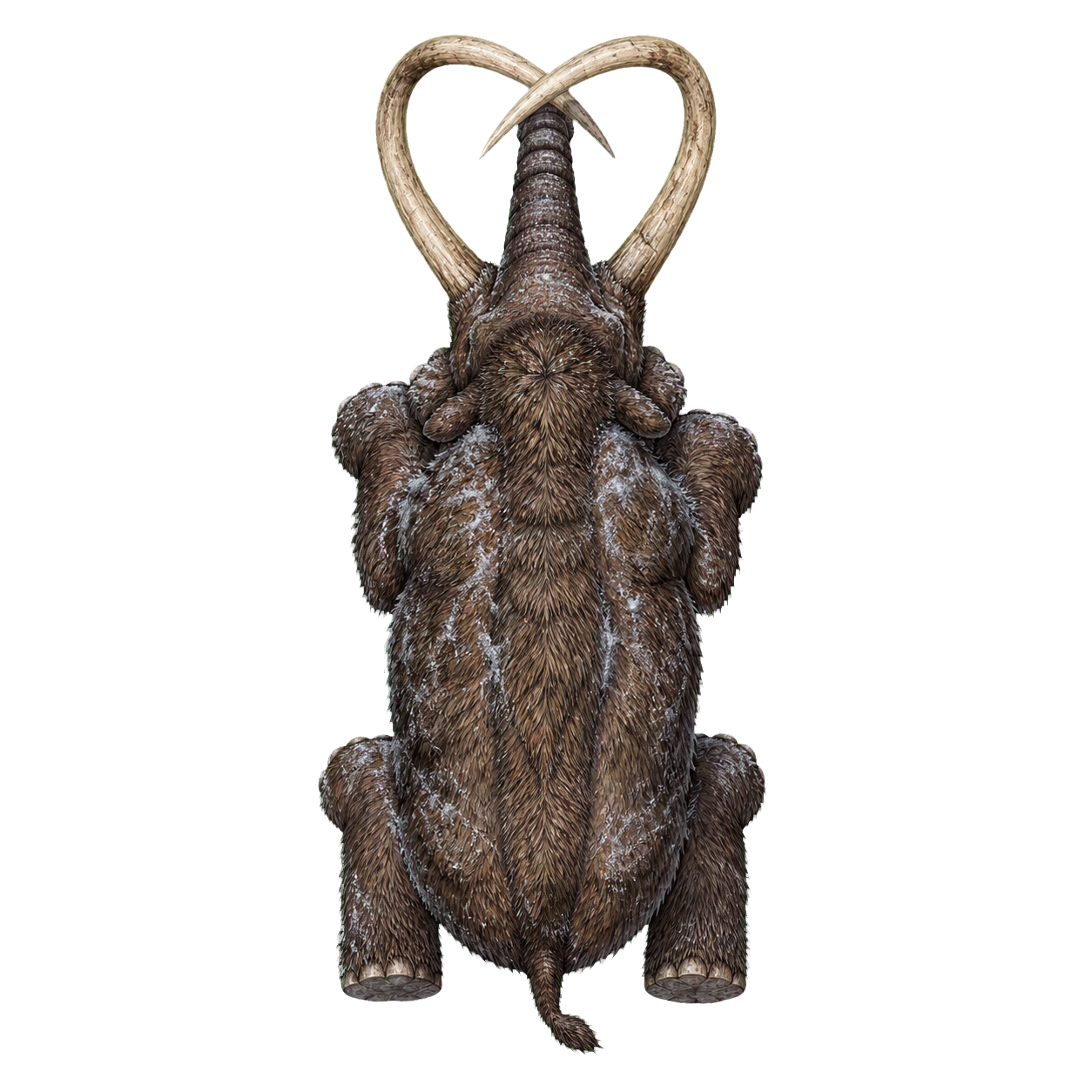 Mammoth top-down encounter token