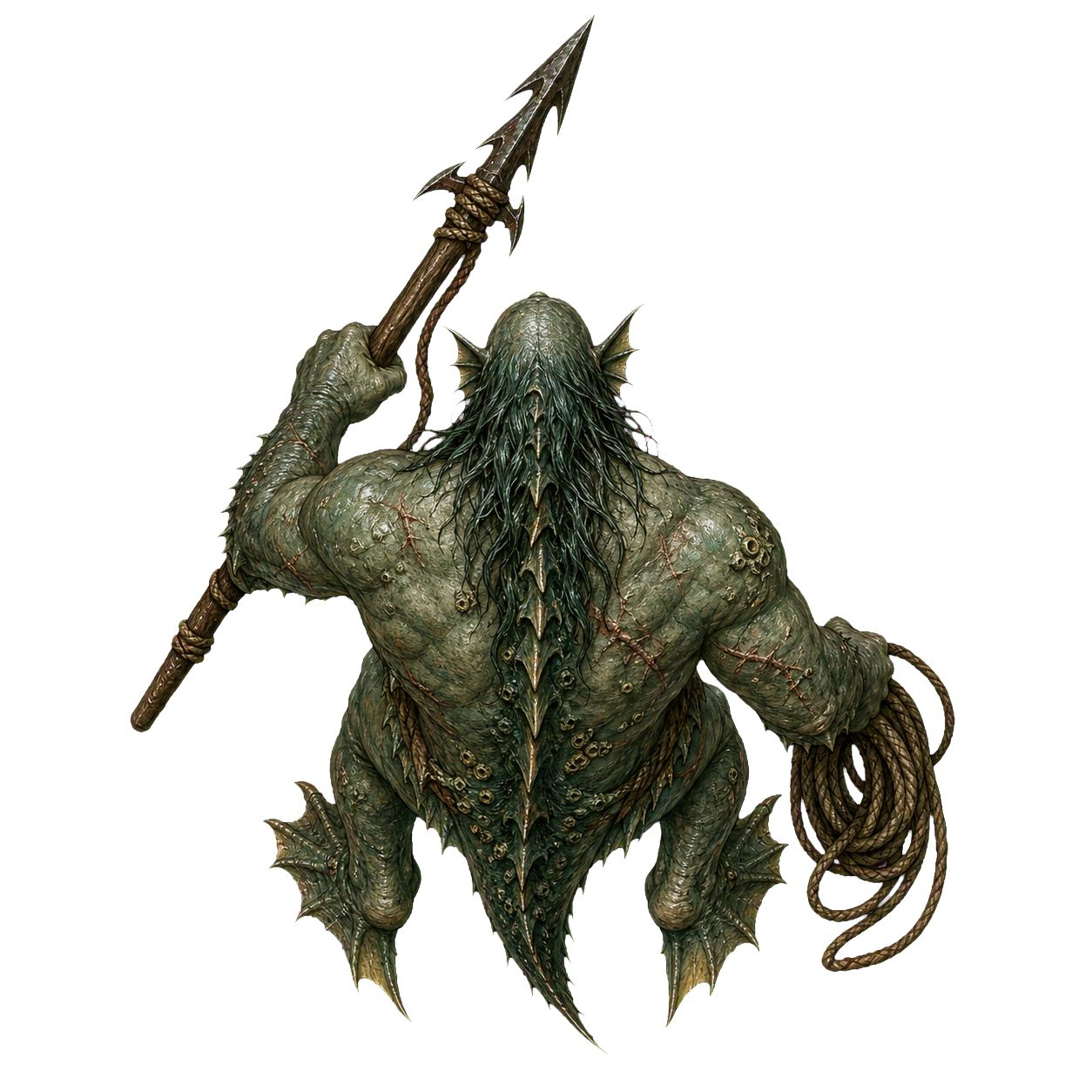 Merrow top-down encounter token