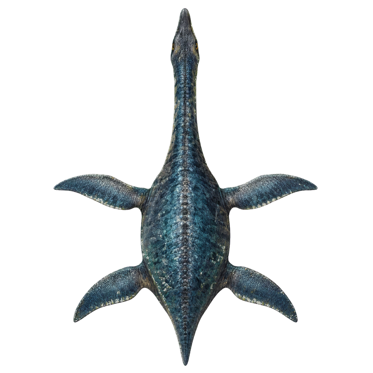 Plesiosaurus top-down encounter token