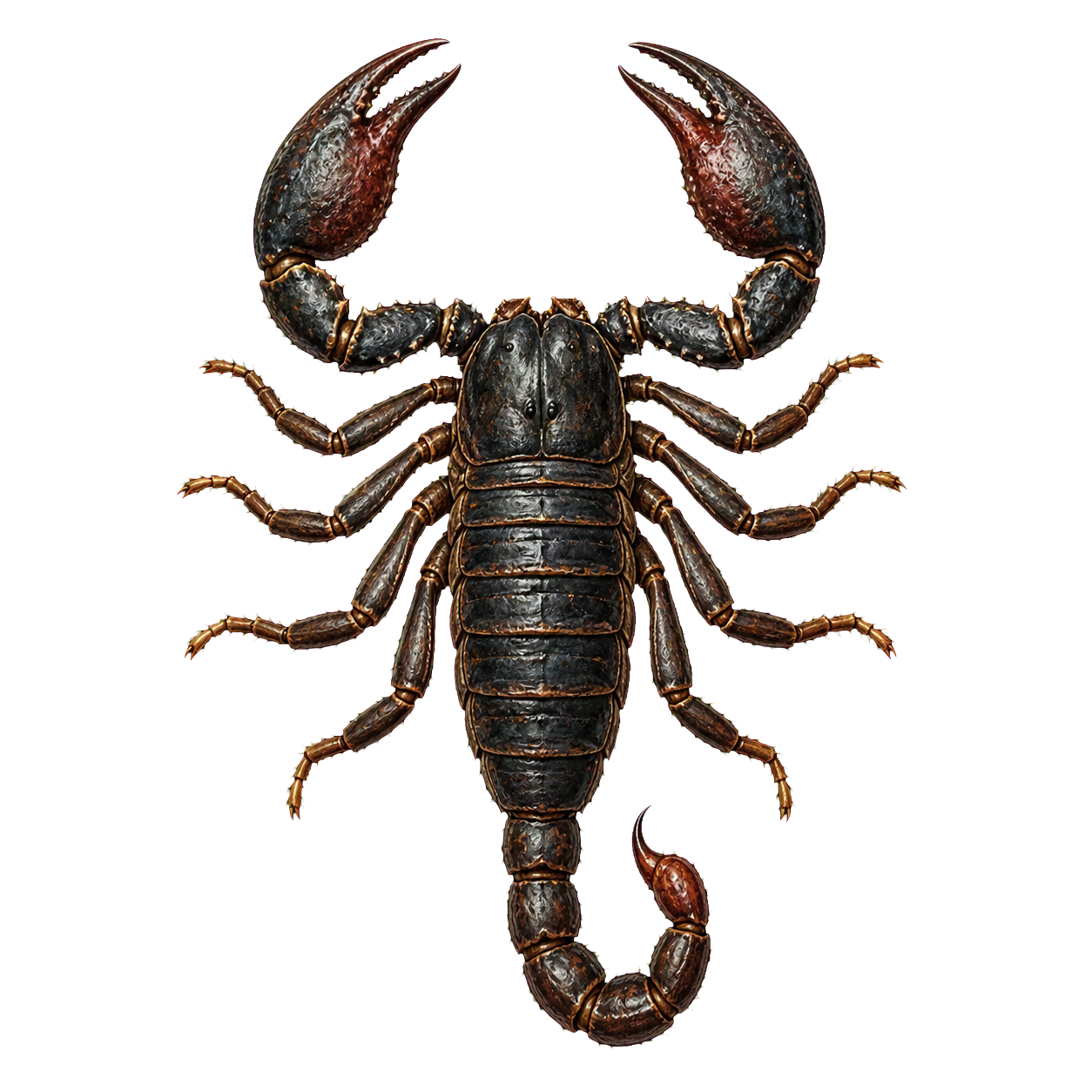 Scorpion top-down encounter token