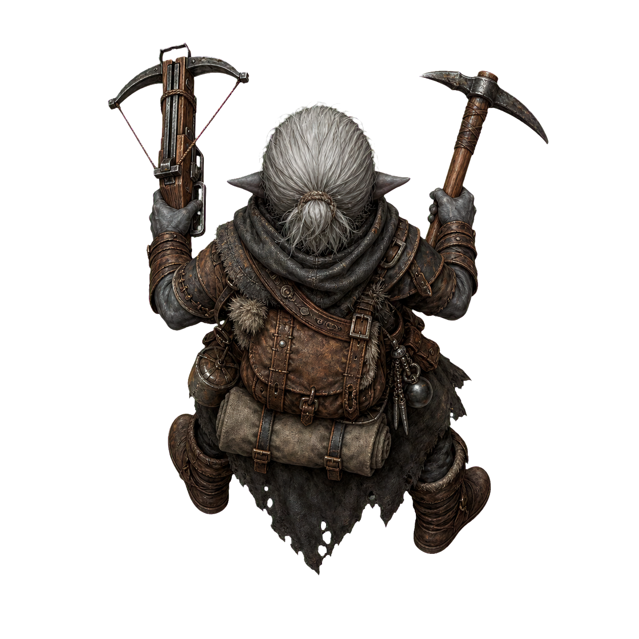 Svirfneblin top-down encounter token